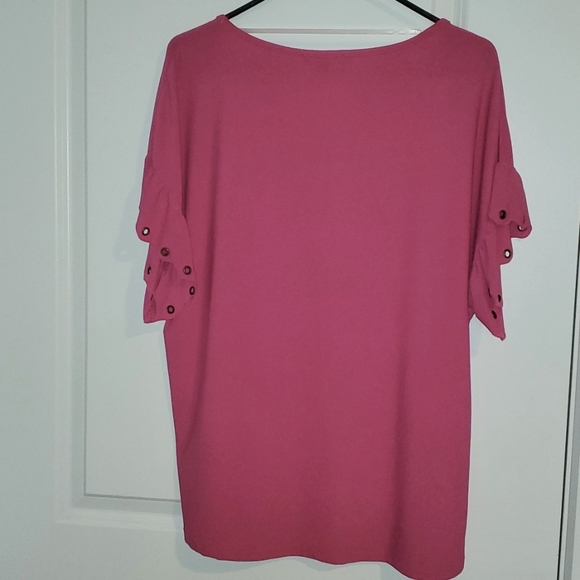 Daisy Fuentes Pink Stretch Top - Picture 7 of 10